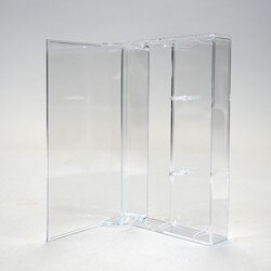 Clear styrene Audio Cassette Case h
